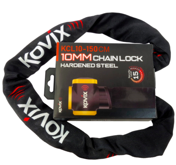 Kovix KCL10-150 — chaîne antivol 10 mm (150 cm)