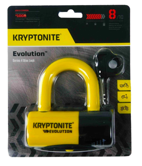 Kryptonite Evolution Series 4 — antivol disque jaune