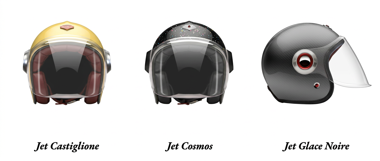 Ruby Jet Castiglione, Jet Cosmos et Jet Glace Noire