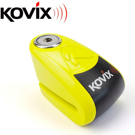 Kovix — bloque-disque jaune avec alarme