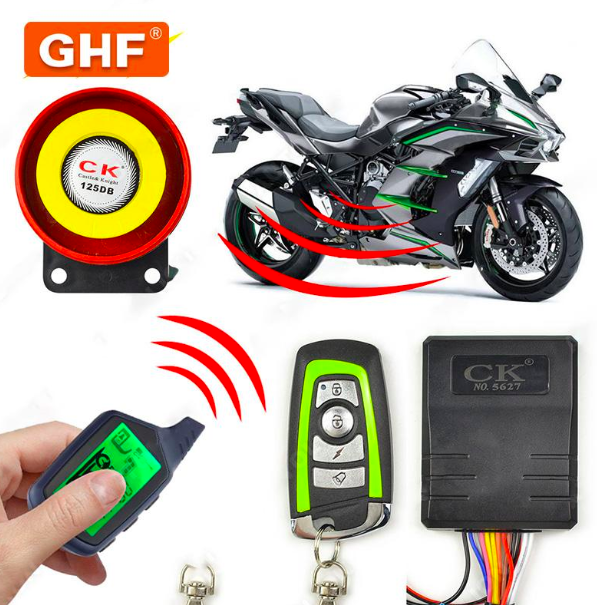Alarme CK 125 dB — télécommande écran LCD
